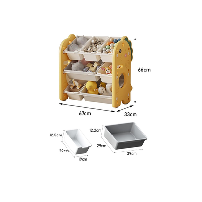 Organizador de Juguetes Infantil - 3 Niveles Multiuso